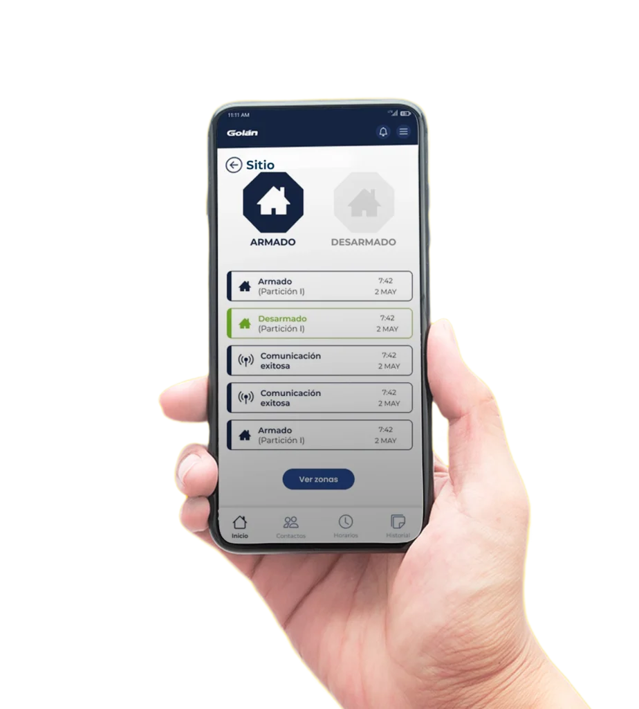 Alarmas para Hogar 11 App Golan Alarmas